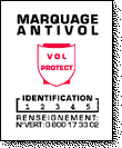 Marquage Antivol Standard Vertical