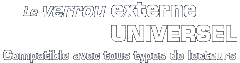 Le Verrou Externe Universel, Compatible avec Tous Types de Lecteurs